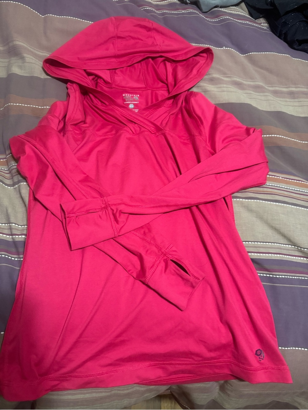 Mountain Hardwear Women's Hot Pink Hooded Top